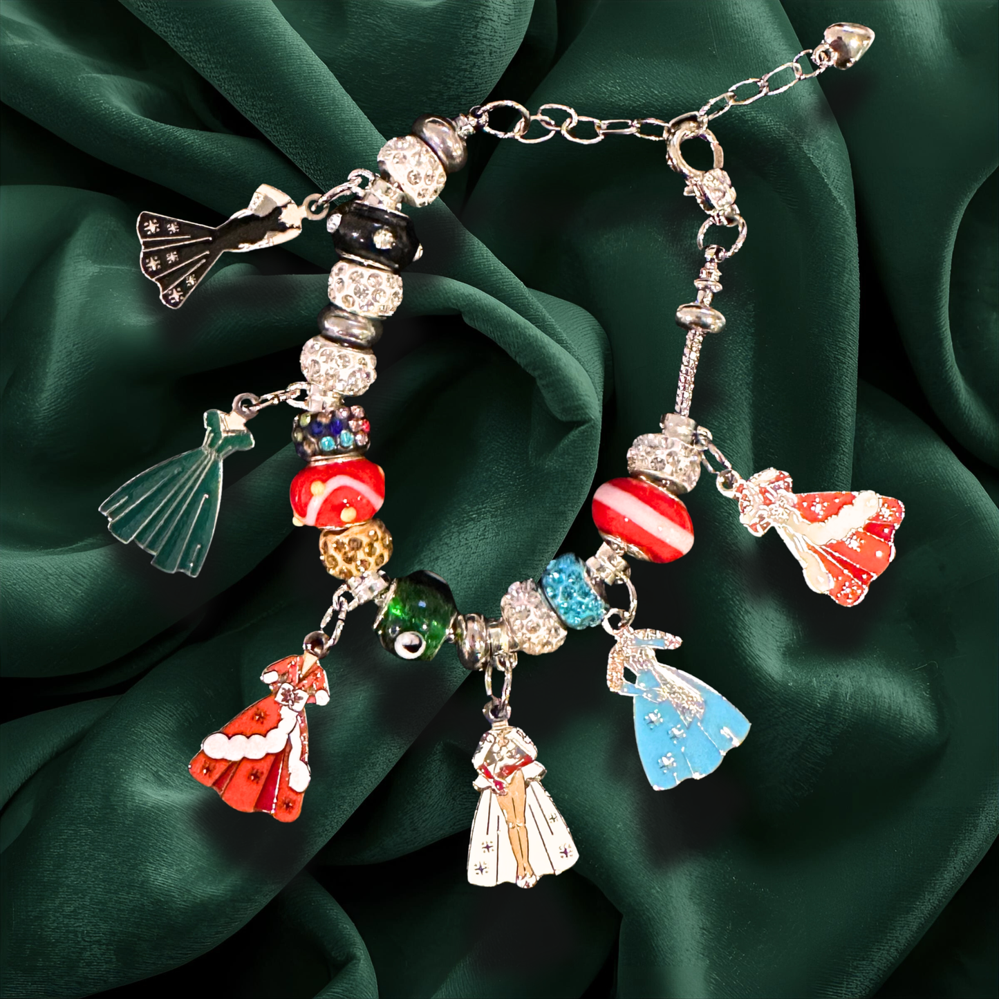 Rosemary’s Red Holiday Gown Charm