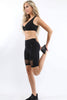 Love Your Body Malibu Seamless Activewear Shorts - Black