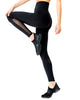 Love Your Body by Heather French Henry Energique Athletic Leggings With Reflective Strips and Mesh Panels