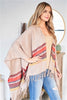 Amazing Blanket Stripe Poncho