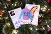 Green & Pink Jockey Silks Hanging Ornament