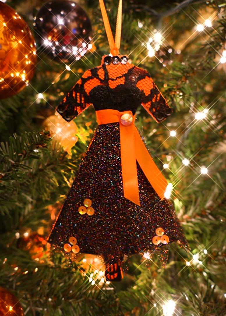 Halloween Queen Dress Ornament