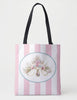 Sea Princess Crown Print Tote