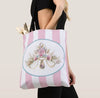 Sea Princess Crown Print Tote