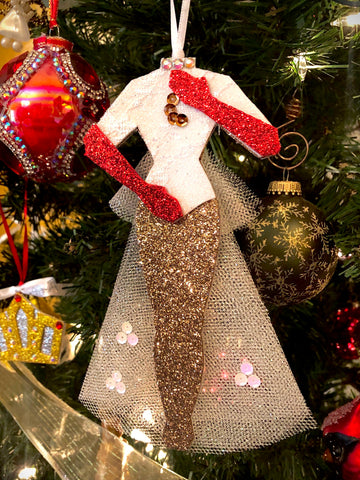 “Mandy” Christmas Ornament Inspired by Vera Ellen’s Costume in Irving Berlin’s White Christmas